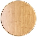 Tray 35X5Cm Round Wooden Rvt026-1