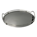 Tray 40cm Round Stainless Steel TM