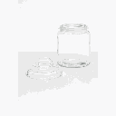 JAR W/LID 1.6LT 23.5X12CM GLASS CONCEPT 27574