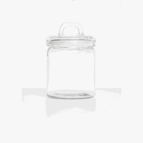 JAR W/LID 1.6LT 23.5X12CM GLASS CONCEPT 27574