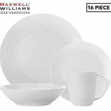 Dinner Set 16pc Cashmere Resort Coupe Maxwell Williams BC188216