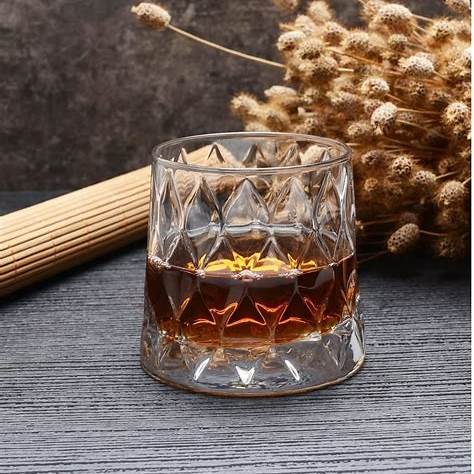 Whisky 300ml 4pc Leafy Glass 420194