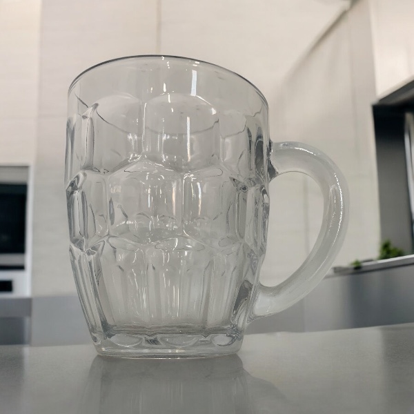 Mug 570ml Glass Hammered - JZB-300