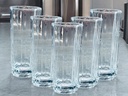 Tumbler 6pc 285ml Glass Hexagon - 8610