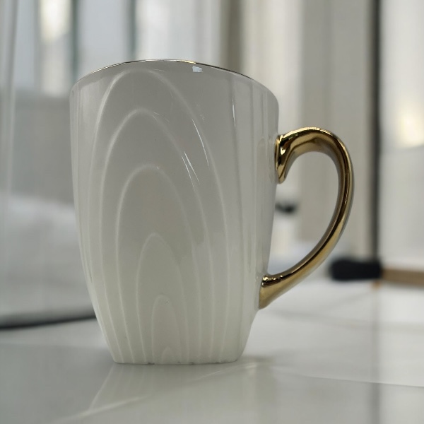 Mug 380ml Gold Design Porcelain - 6036H