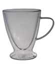 MUG FOOTED 300ML 2PC DOUBLE WALL GLASS BARISTA 10194