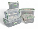 Storage Box 20x20x12cm 2.5lt Deep Multiuse Container Plastic With Lid E-622