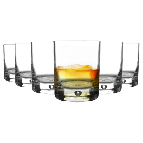 WHISKY 6PC 225CC BUBBLE BASE CENTRA 42555