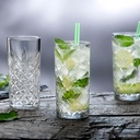 TIMELESS HI-BALL 450ML 4PC CUT GLASS 52800