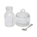 SUGAR BOWL 540ML WITH TEASPOON AND CREAMER 340ML SET 3711/26051