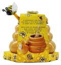 HONEY JAR AND DIPPER JOLE 14063/15262