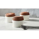 RAMEKIN 10X5CM 6PC SET WHITE PORCELAIN 12411