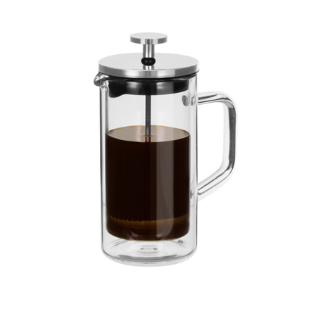 COFFEE PLUNGER 800ML DOUBLE WALL WITH STAINLESS STEEL LID BARISTA 10192