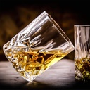 WHISKY TUMBLER 225ML 6PC CUT-GLASS RVT625