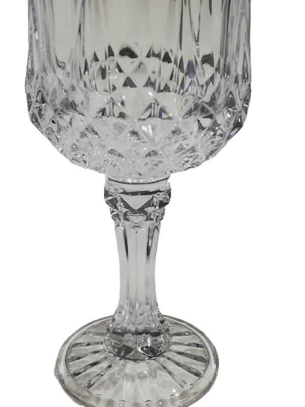 WINE GLASS 6PC CUT-GLASS RVT351