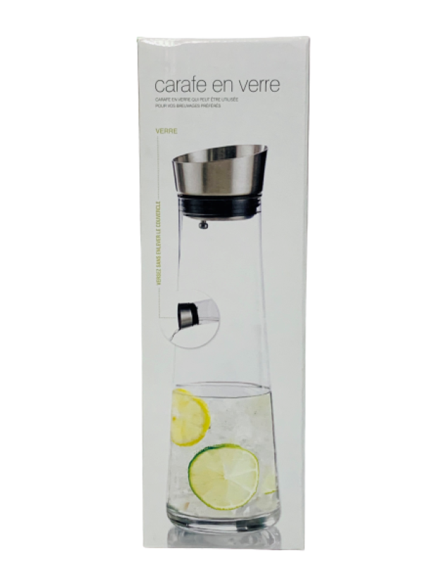 CARAFE 1L WITH STAINLESS STEEL LID OSLO RVT354