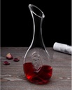 DECANTER 37CM W/HOLE CLEAR RVT009