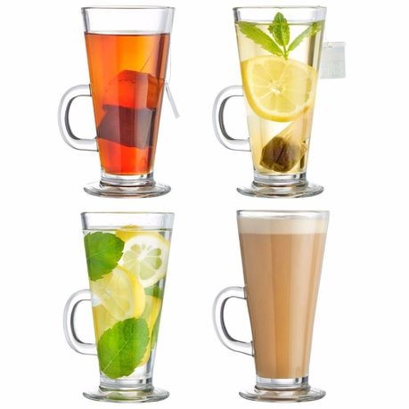 CONICAL MUG 6PC 310ML GLASS