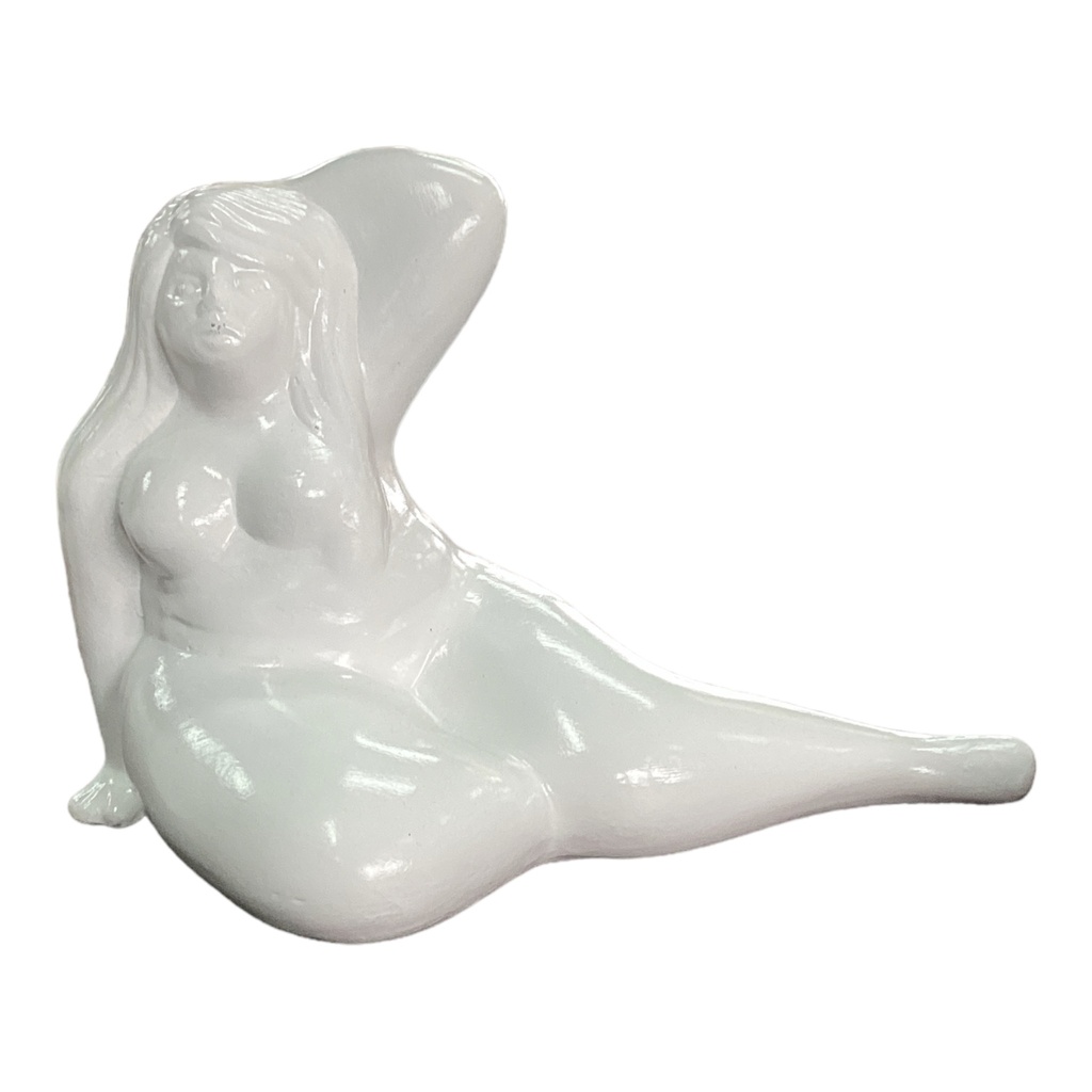 Decor Ornament AC 17x20cm Curvy Lady Leg to Side-Base