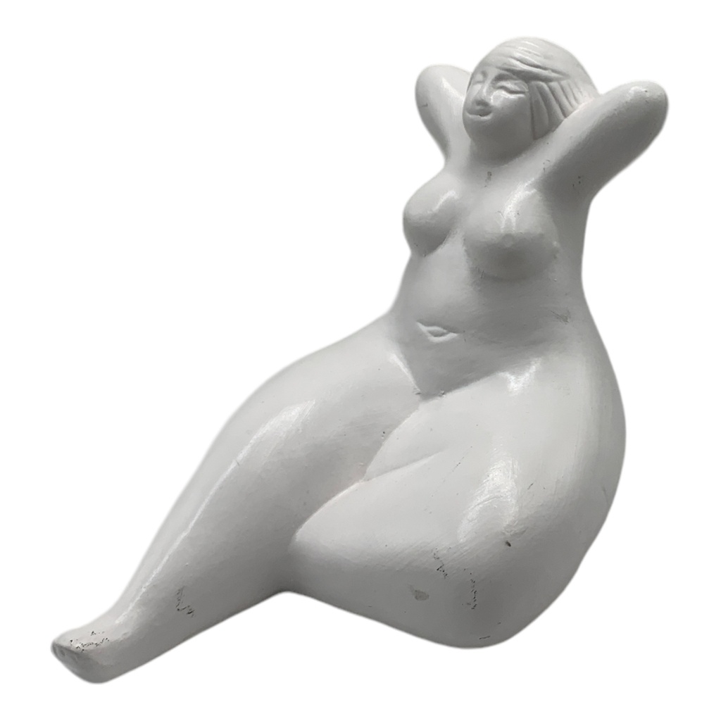 Decor Ornament AC 17x20cm Curvy Lady Leg Straight-Base