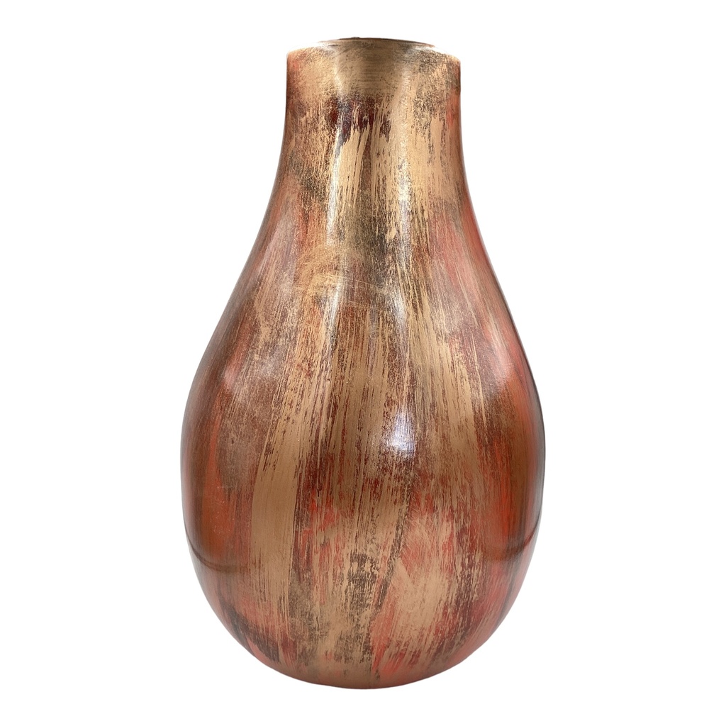 Vase AC 54cm Raindrop Broad Large-Metallic