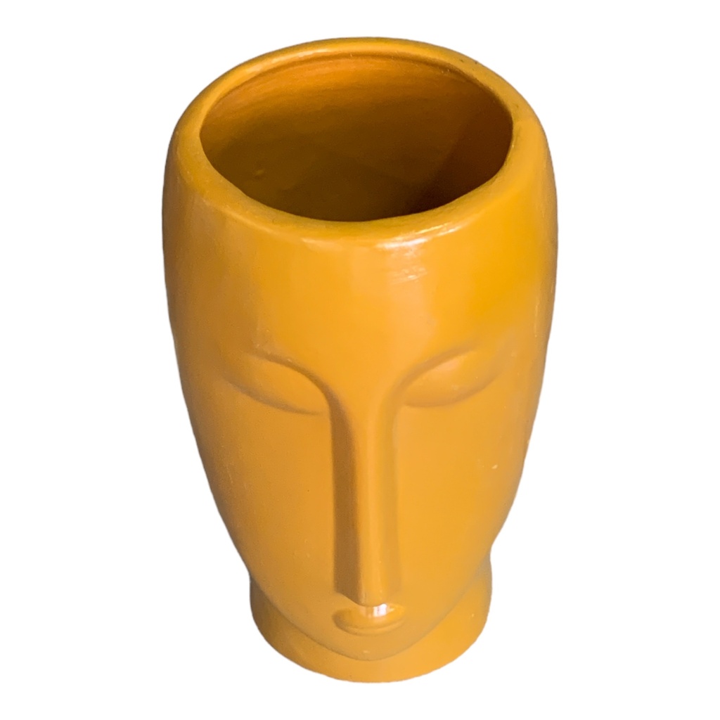 Vase AC 30x15x12cm Face Man-Base