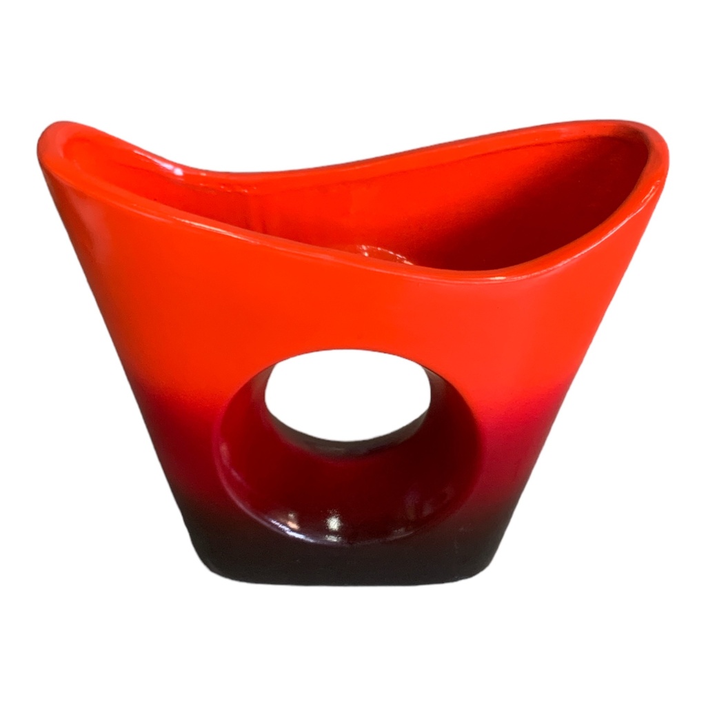 Vase AC 35X39X13cm 1H Boat-Base