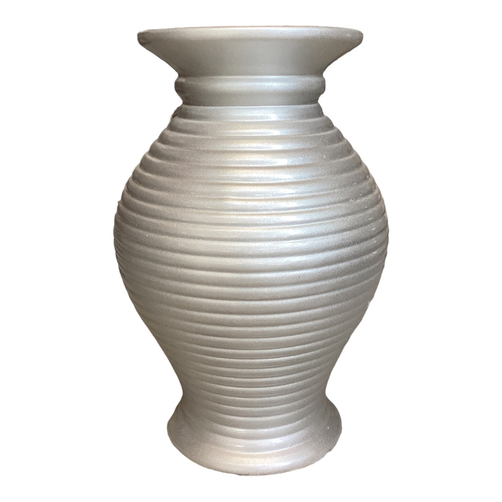 Vase AC 58x29cm Belly Reeded Collection-Metallic