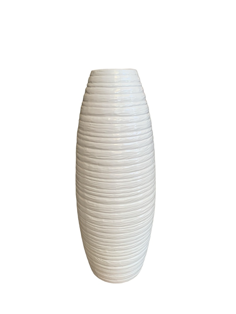 Vase AC 56cm Belly Grooved-Base