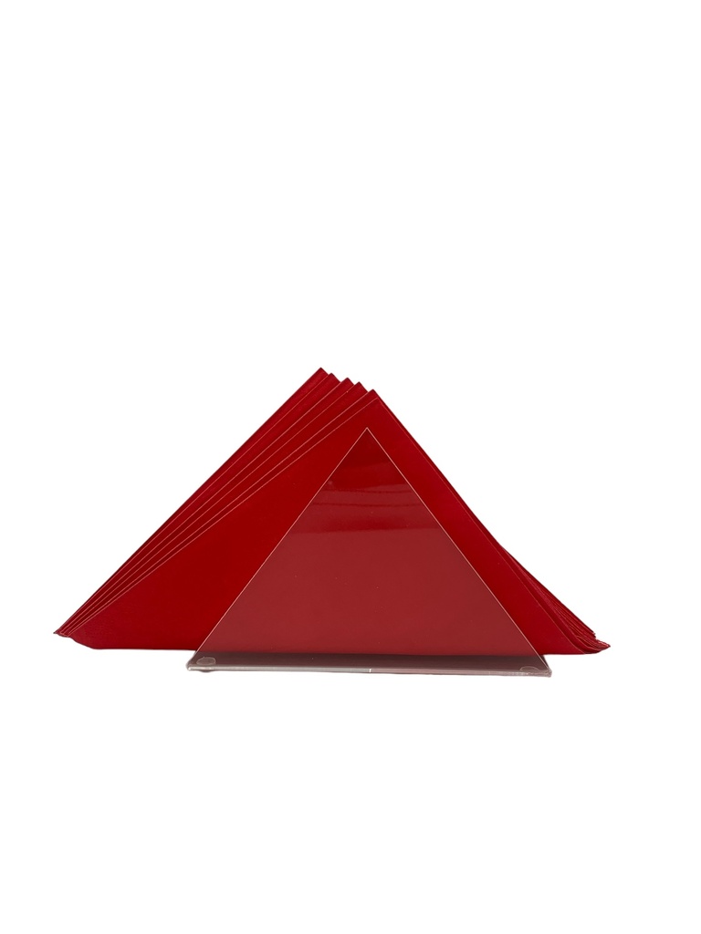 Serviette Holder 10x15x5cm Triangular Acrylic 3mm Premium