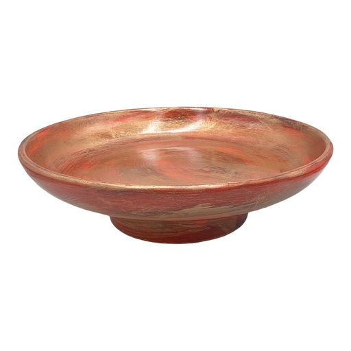 Decor Ornament AC 11x40cm Bowl Footed-Metallic