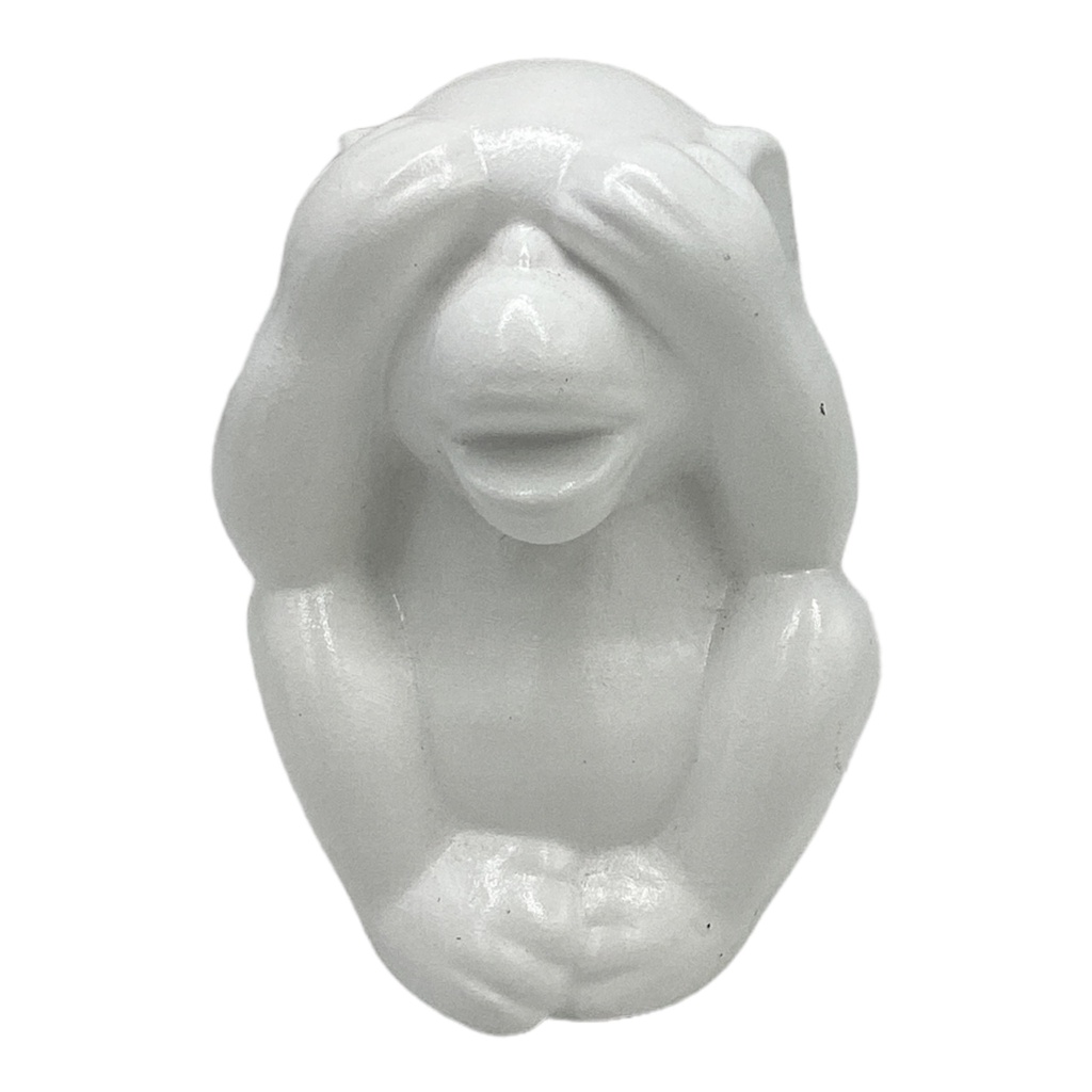 Decor Ornament 12x9x7cm Monkey See No Evil-Base