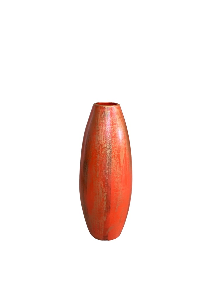 Vase AC 54cm Belly Plain-Metallic