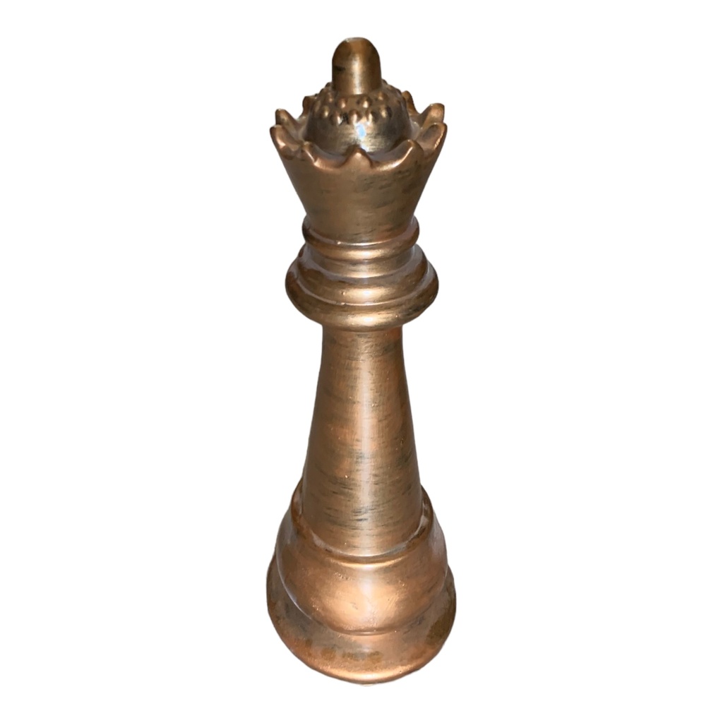 Decor AC 38cm Queen Chess-Metallic