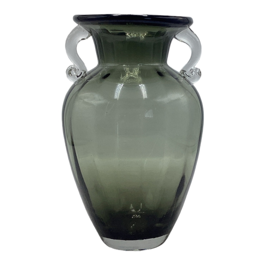 Glass Vase Amber Green-RVT2023-282