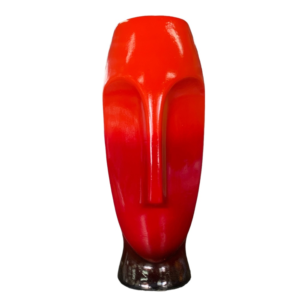 Vase AC 43cm Portrait Man-Base