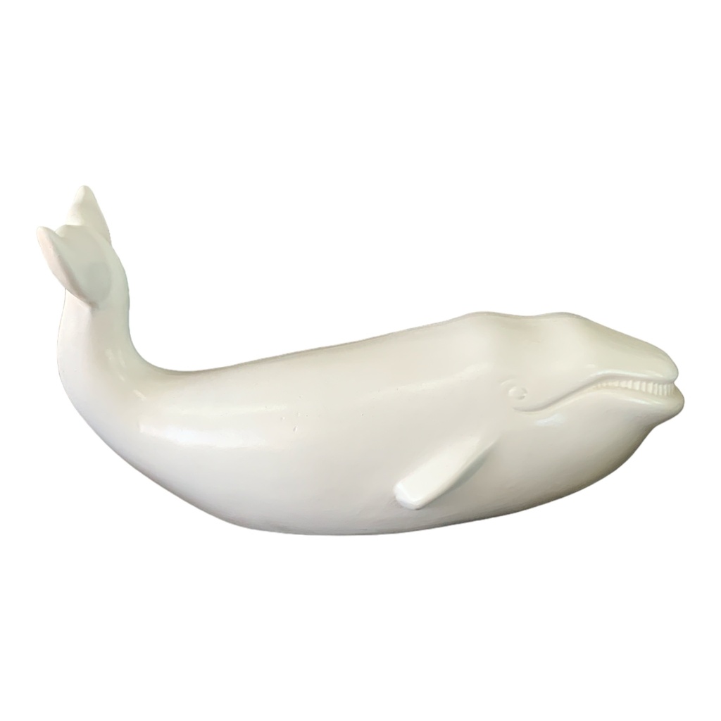 Decor Ornament 30x7cm Whale-Base