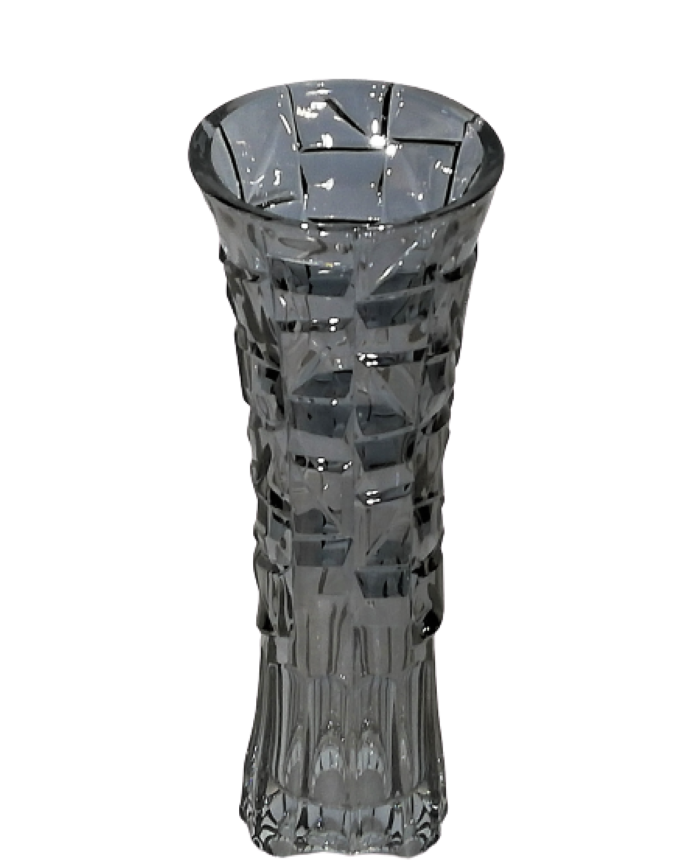 Glass Vase 28.5Cm D/Slant Rvt384