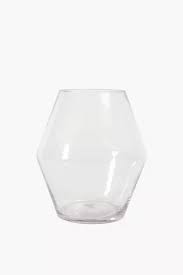 Glass Vase 30Cm Diamond Rvt388