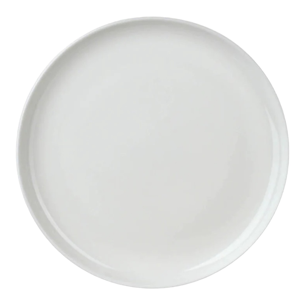 Plate 27cm Lipped White Porcelain CP2305-251