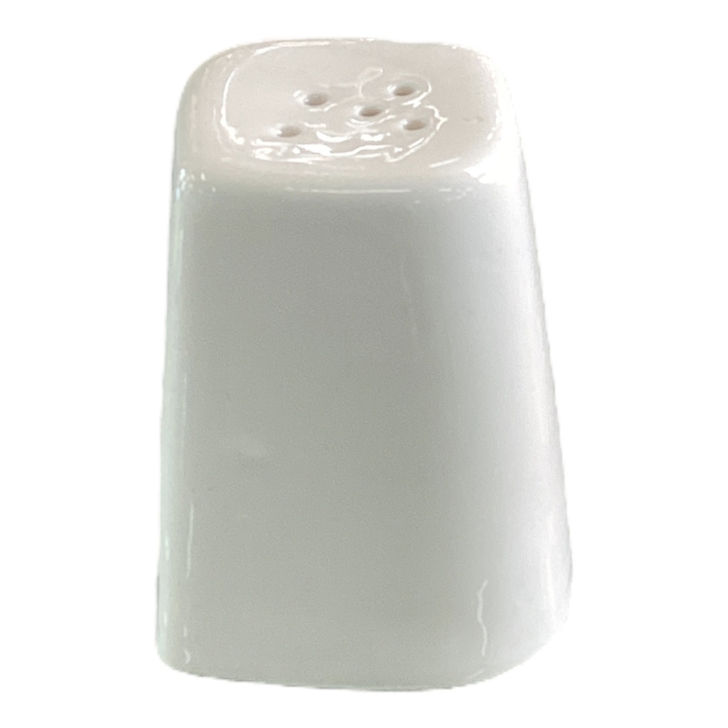 Salt/Pepper Shaker 7.6x5.3cm Tapered Porcelain 237-358