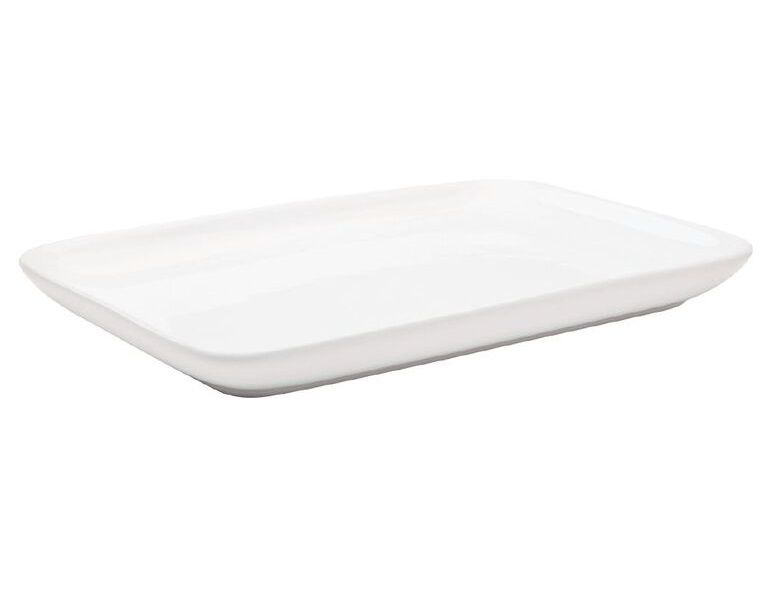 Platter 39.5x24.5x3cm White Porcelain 237-250