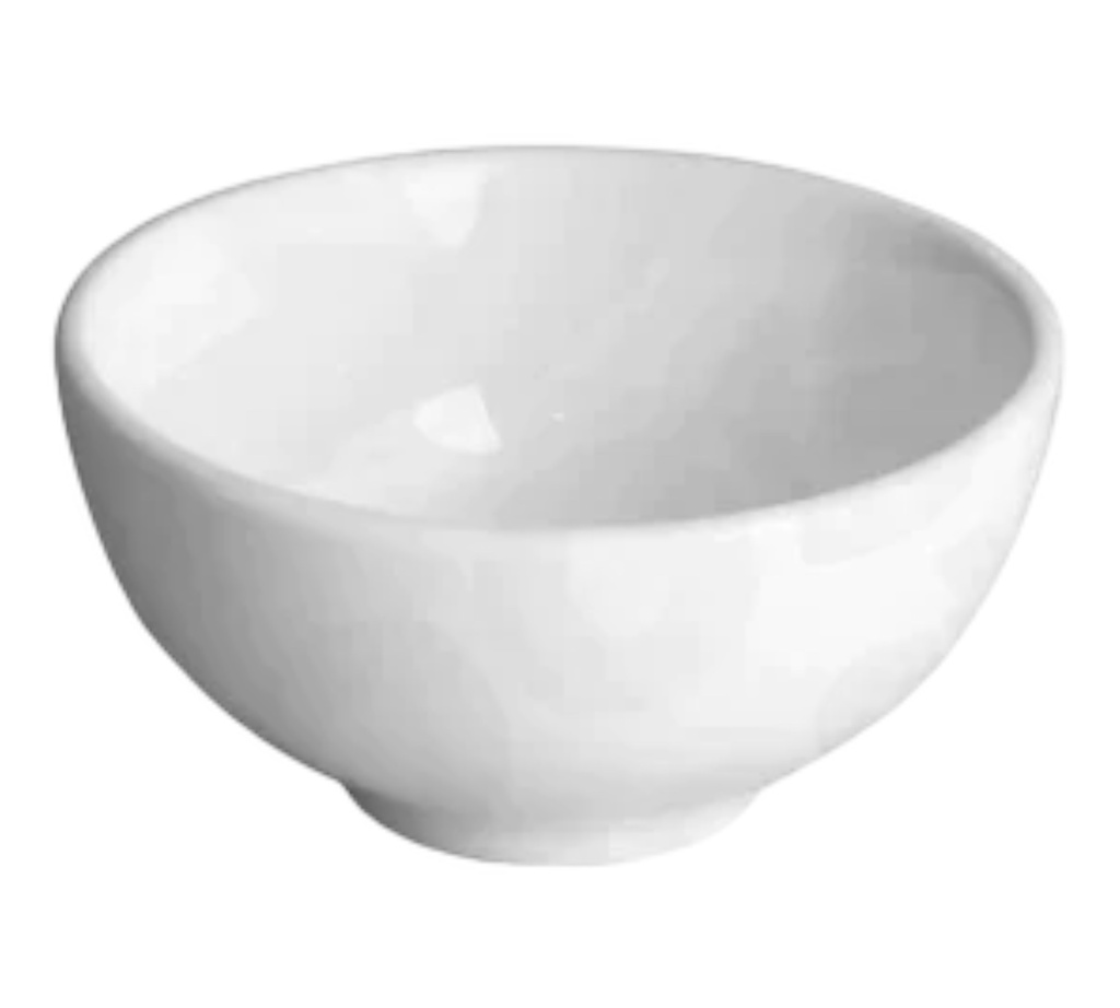 Bowl 10x5cm White Porcelain CP2305-85