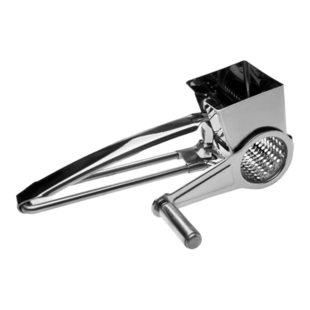 Rotary Cheese Grater – Stainless Steel (20x6x8 cm) - 12404