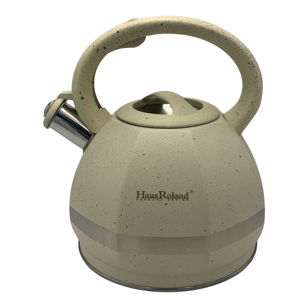 Kettle 4L Whistling Spotted Stainless Steel Haus Roland HR772