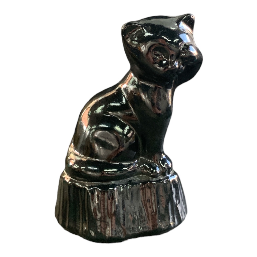 Decor Ornament 15x10x9cm Cat Covering Eye-Base