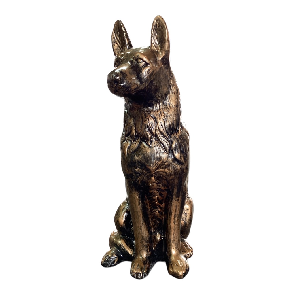 Ornament 52x28x24cm Belgian Shepherd Large-Metallic