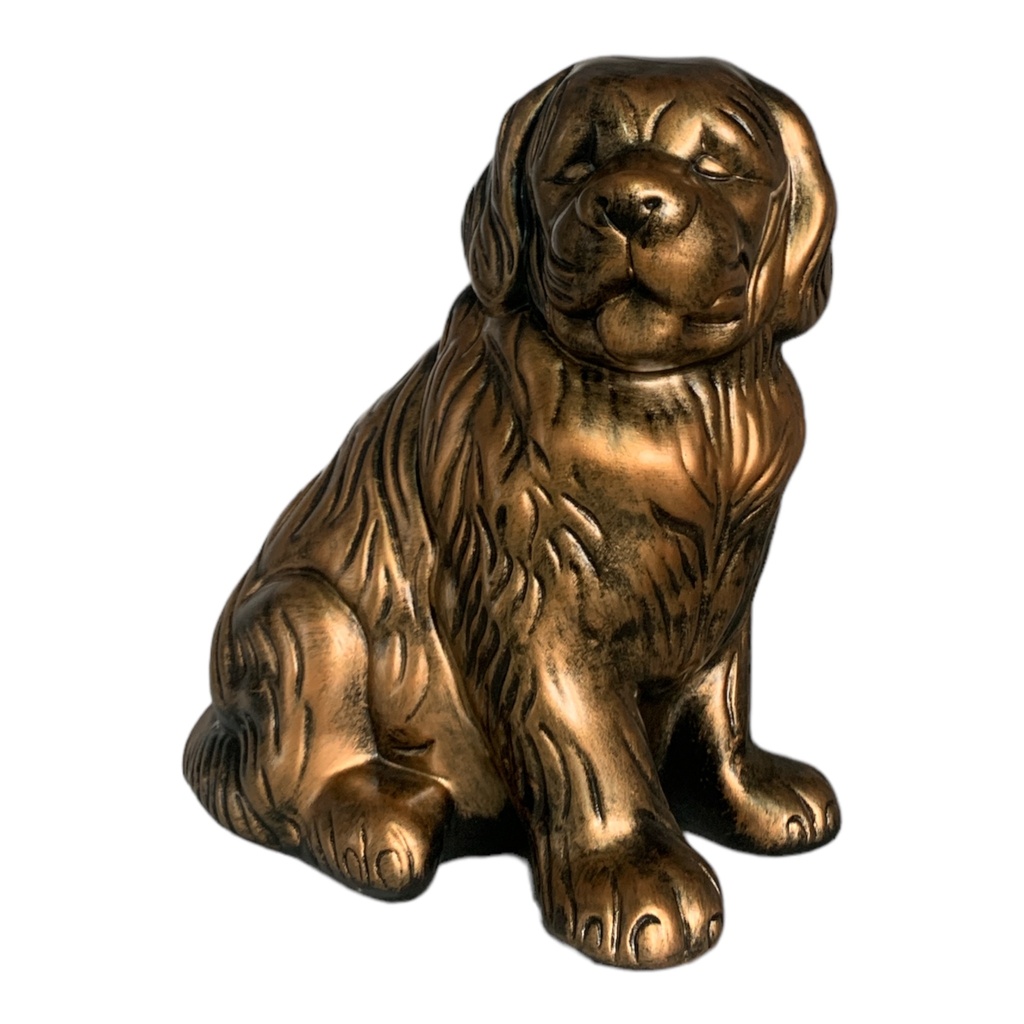 Decor Ornament 20x19x12cm Bernese Mountain Dog Medium-Metallic