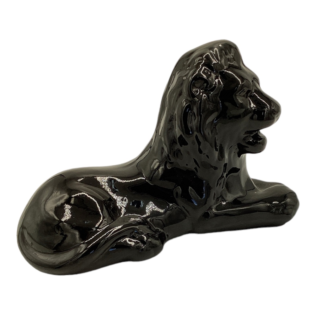 Decor Ornament 14x20x10cm Laying Lion-Base