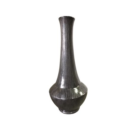 Vase 30x13x13Cm Genie Bottle-Metallic